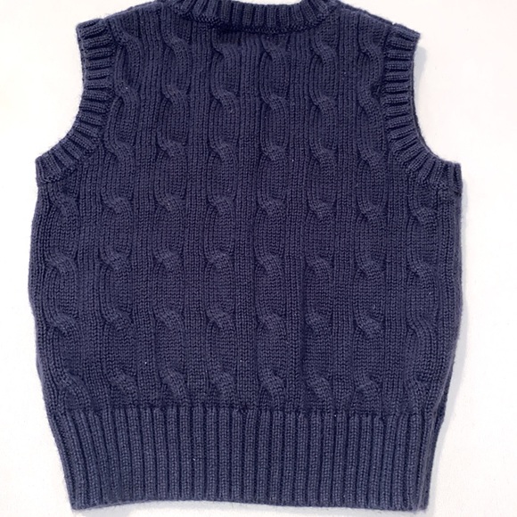Preppy Classic- Polo Ralph Lauren Cable Knit Vest - Picture 3 of 3